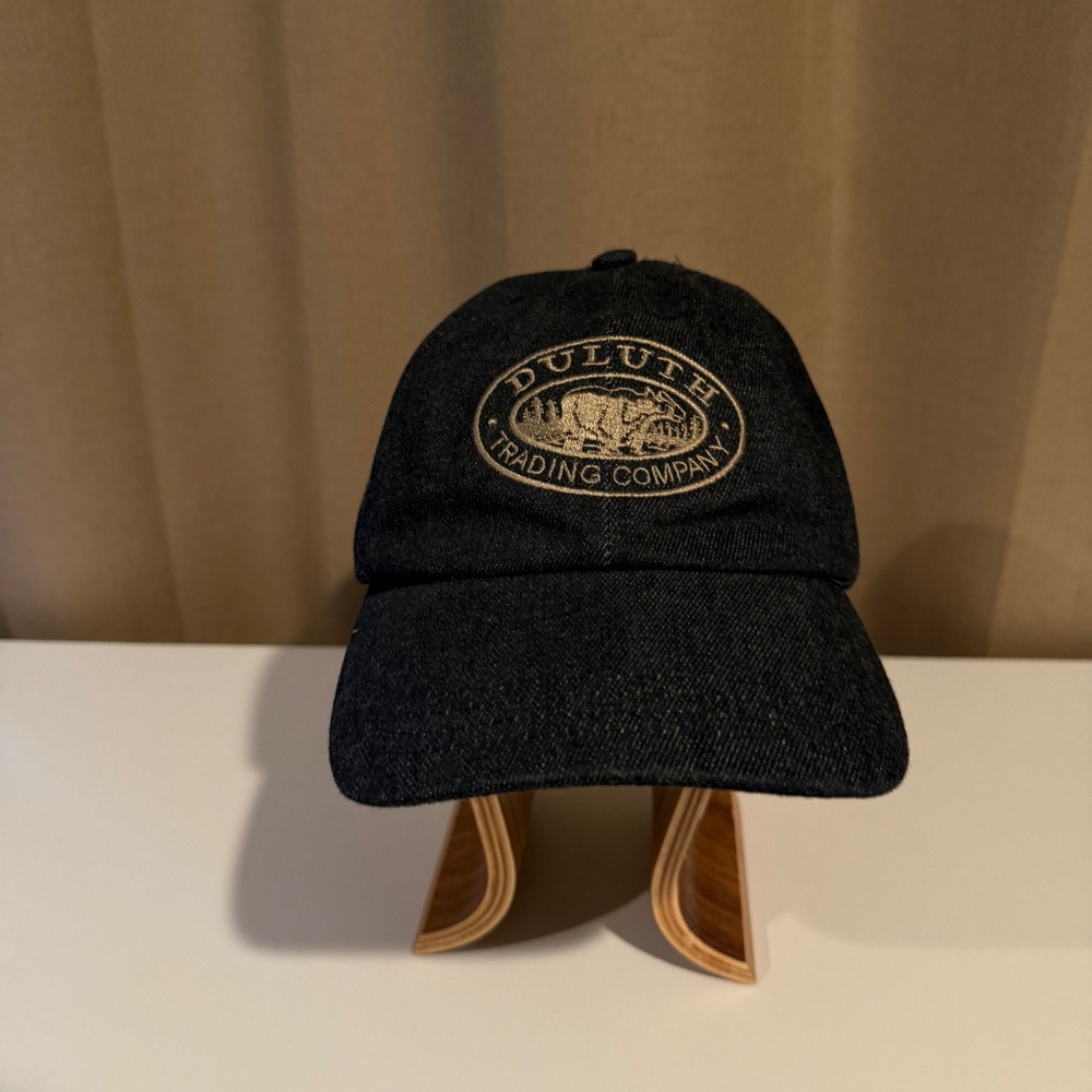 Duluth Trading Company Embroidered Logo Denim‎ Baseball Cap Men's M/L